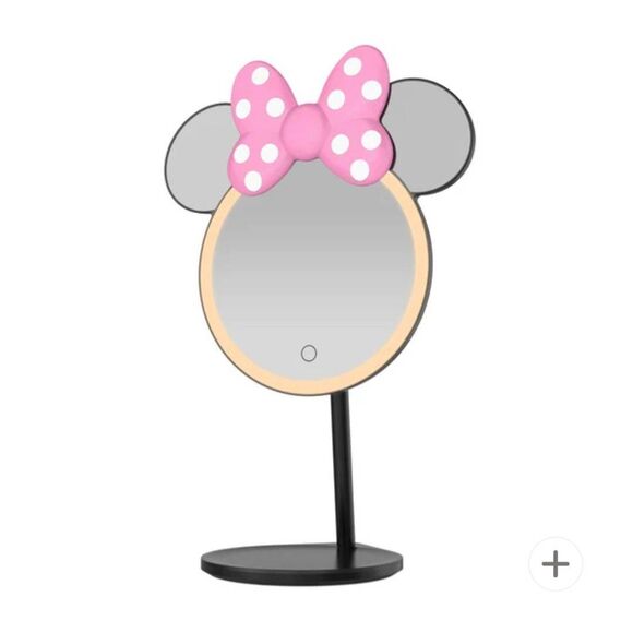 Impressions X Disney Minnie Mouse Bowtiful LED Tabletop Makeup Mirror - Picture 4 of 12
